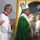 His Holiness Pope Francis and priests, a.k.a. DJ P-Fran and his backing band